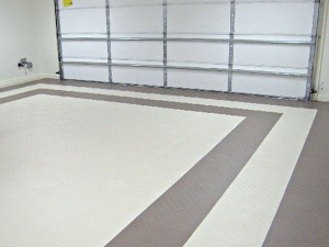 Match tiles to make a parking outline in your garage.